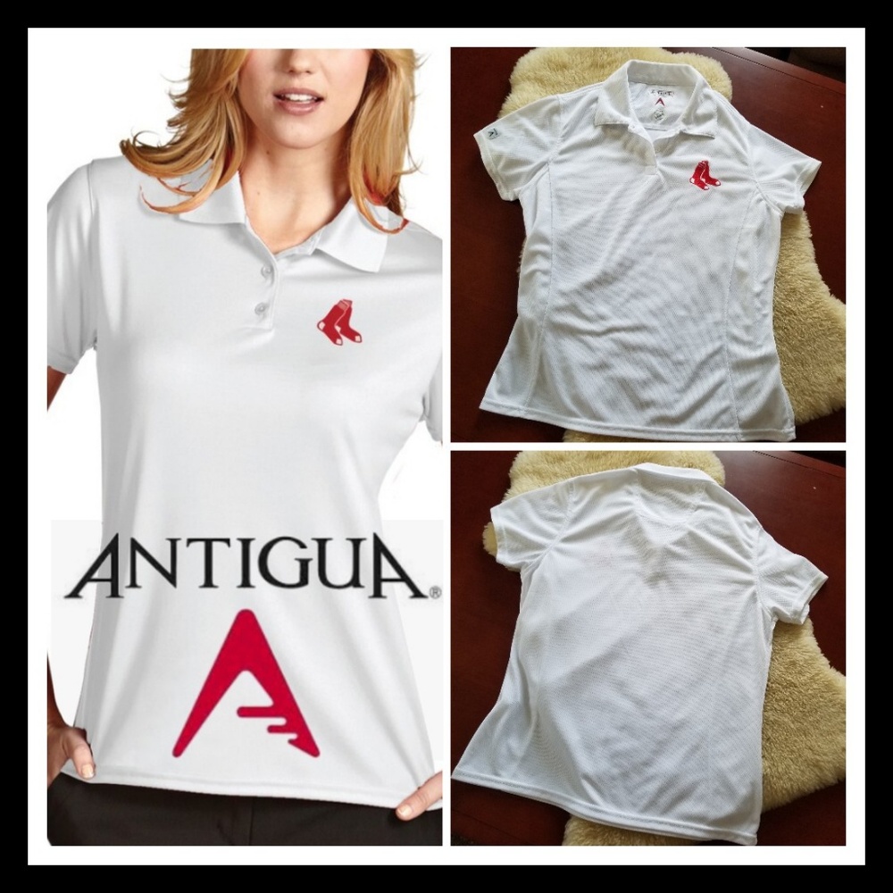 Womens Antigua Red Sox Polo